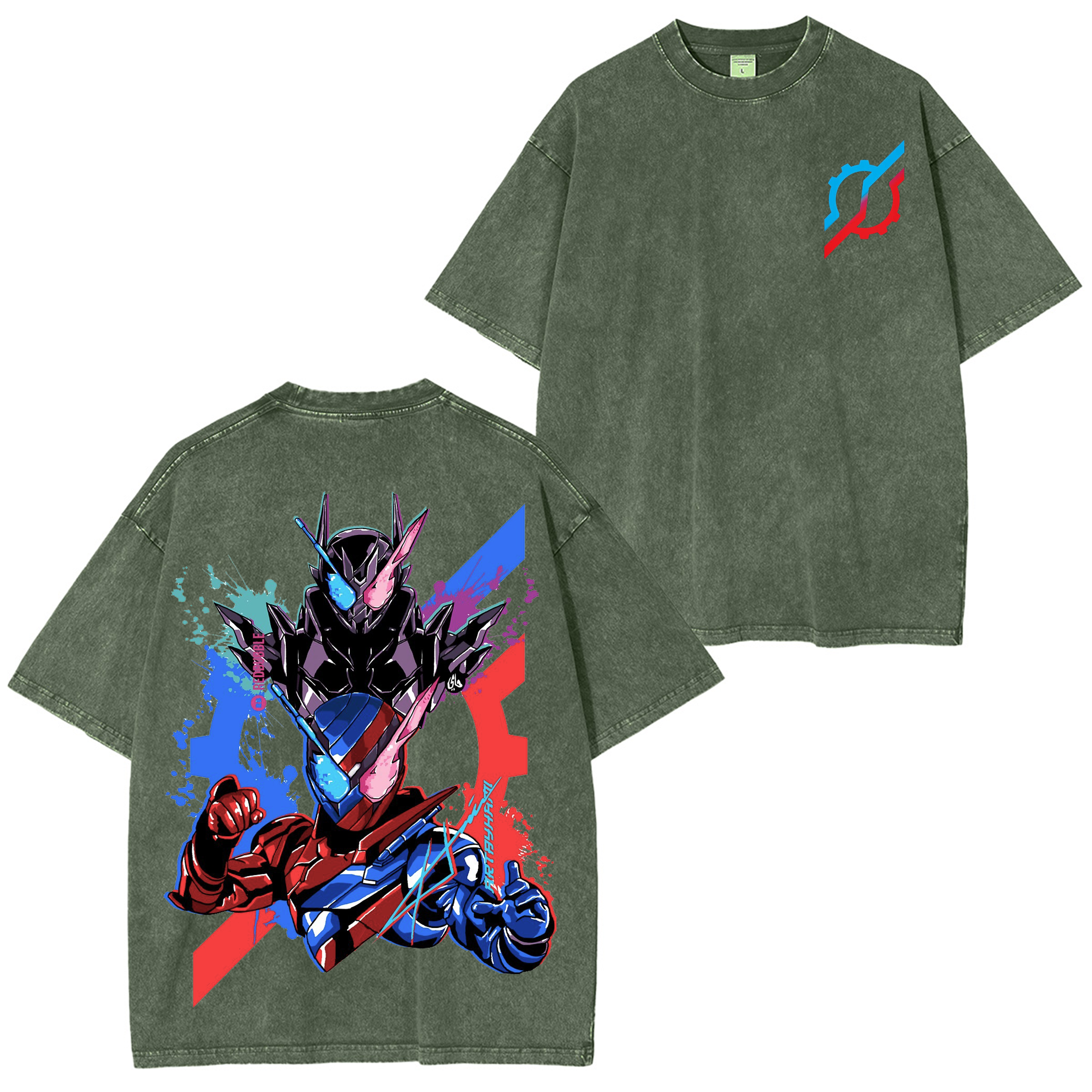Kamen Rider Washed T-shirt/Crewneck/Hoodie