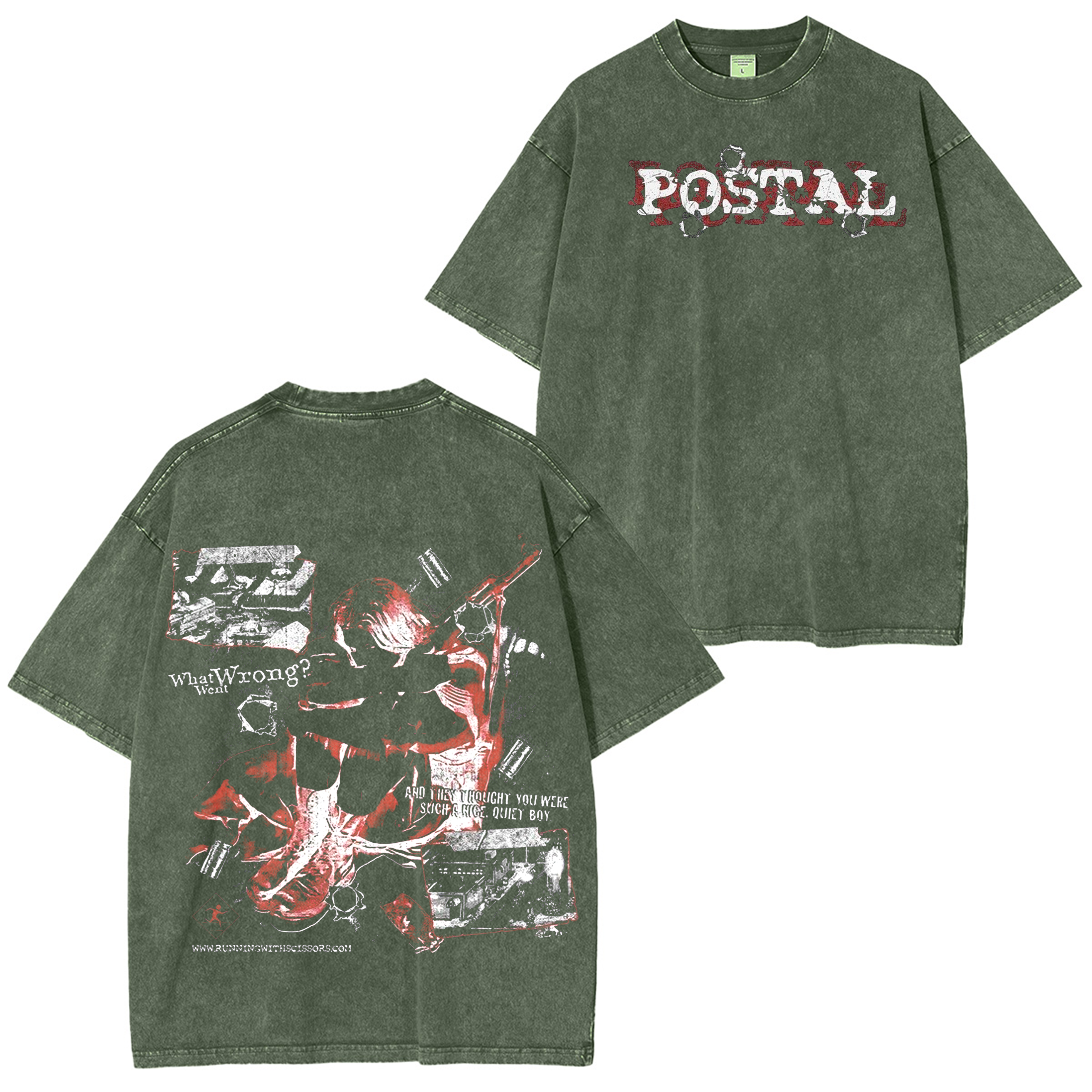 POSTAL 1997 boot Washed T-shirt/Crewneck/Hoodie