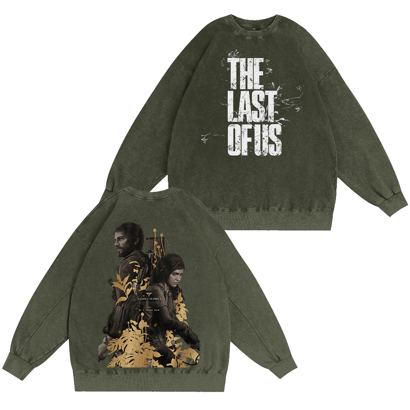 Vintage The Last of Us Unisex Washed T-Shirt