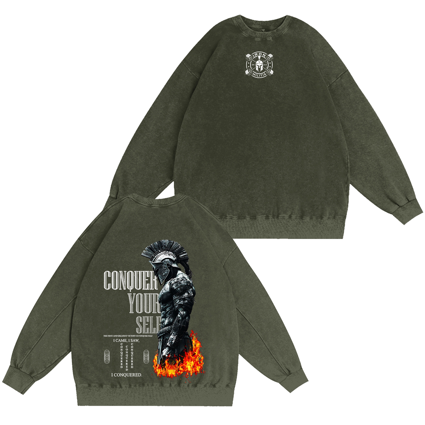 Conquer yourself Oversized T-shirt/Crewneck/Hoodie