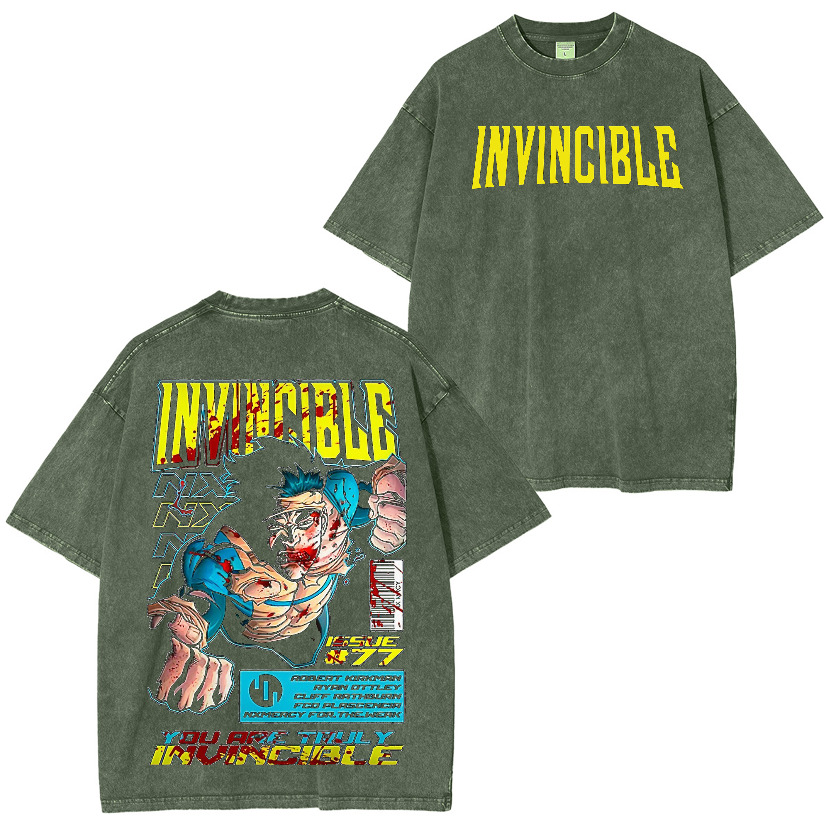 Invincible Essential Comic Vintage Washed T-shirt/Crewneck/Hoodie