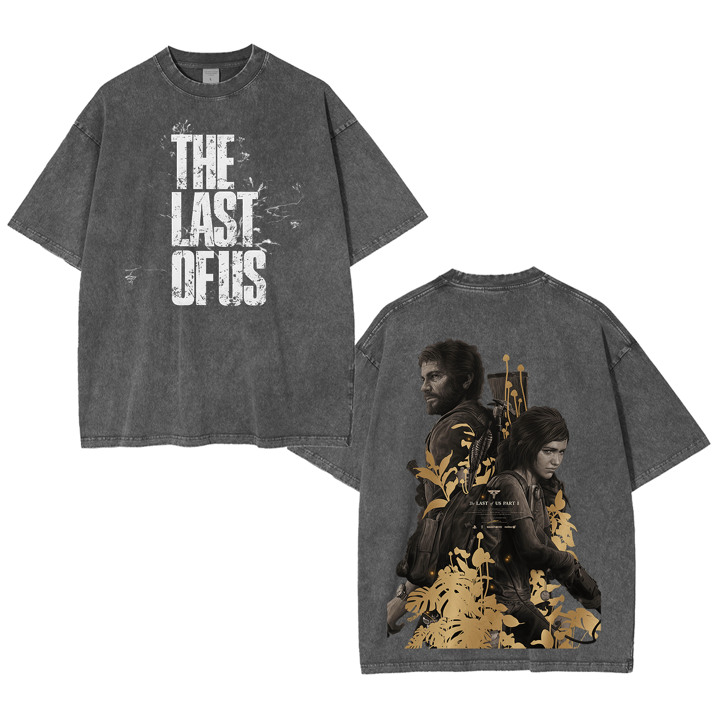 Vintage The Last of Us Unisex Washed T-Shirt