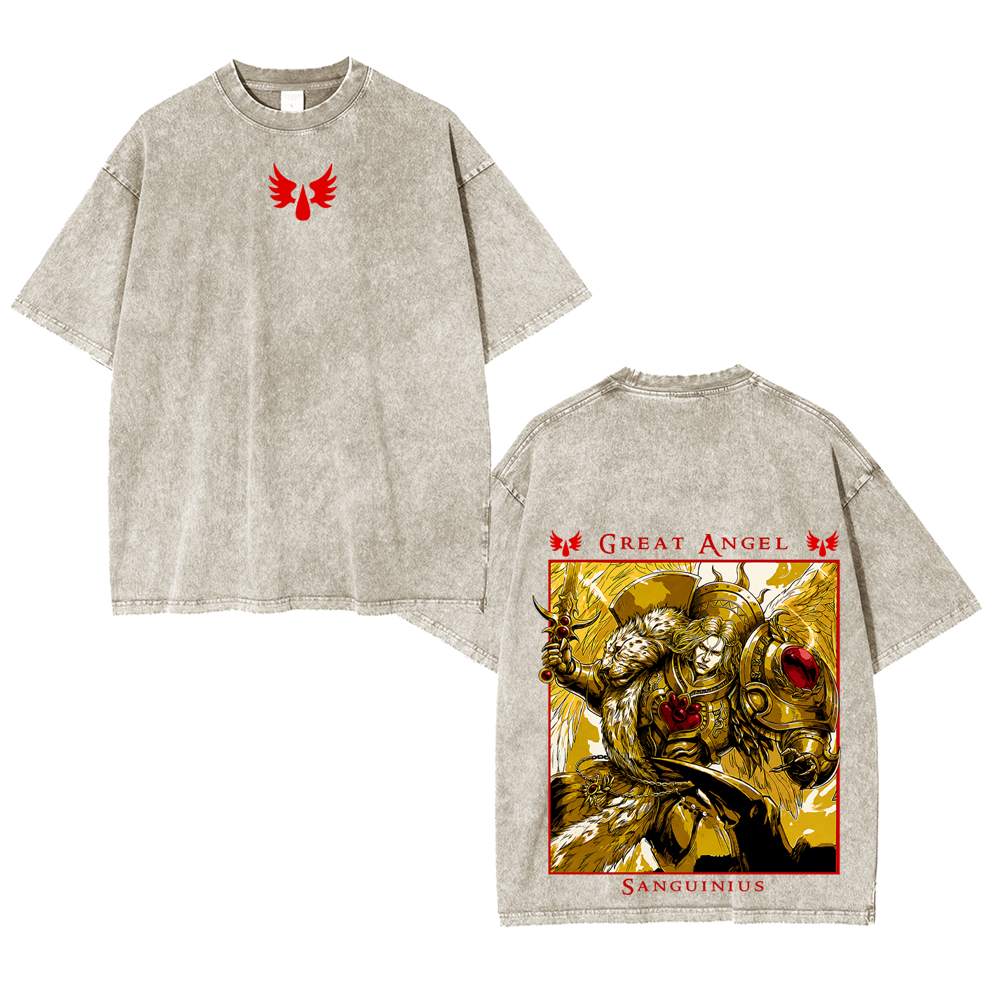 Unisex Washed T-Shirt-Back