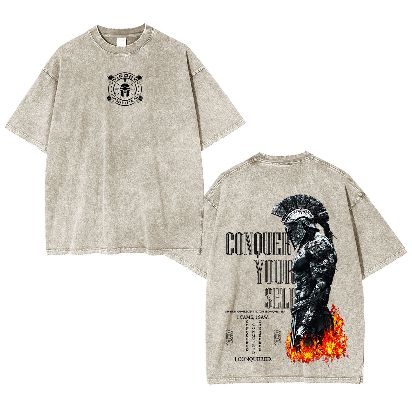 Conquer yourself Oversized T-shirt/Crewneck/Hoodie