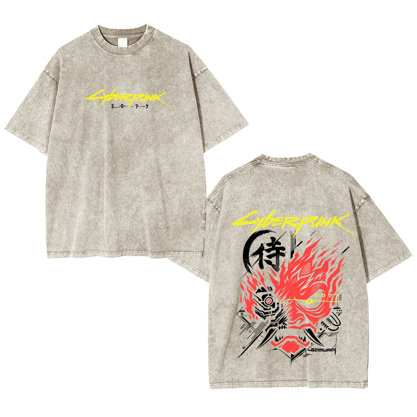 SAMURAI Cyberpunk Oversized T-shirt/Crewneck/Hoodie