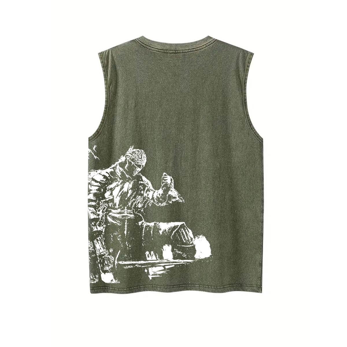 Dark Souls Unisex Washed Tank Top