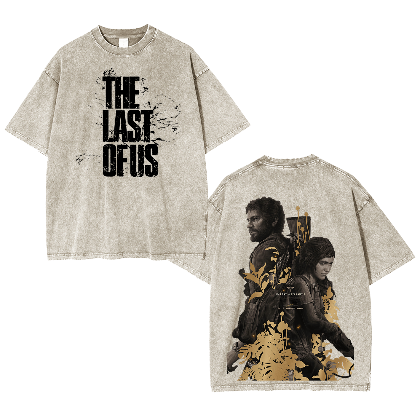 Vintage The Last of Us Unisex Washed T-Shirt