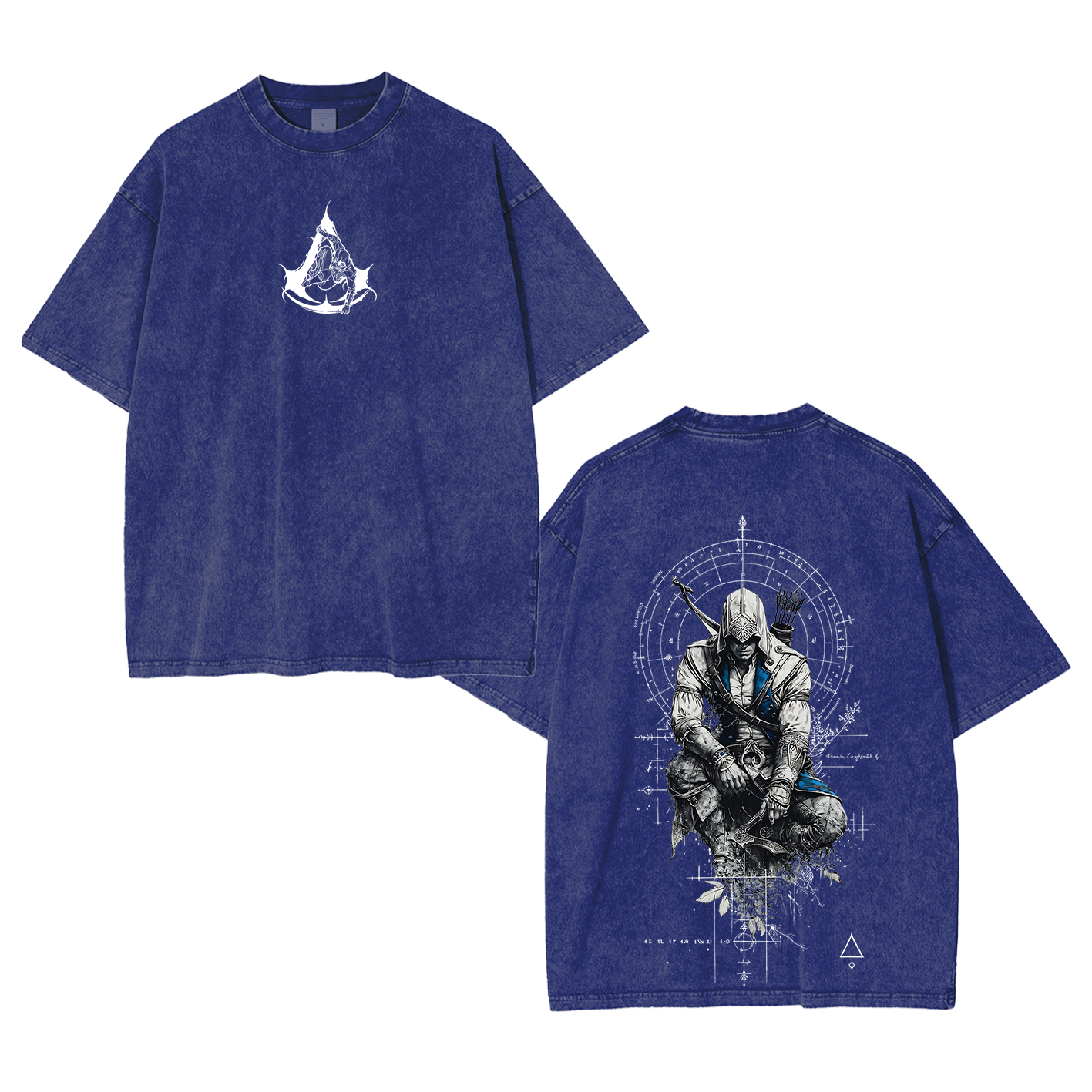 Unisex Washed T-Shirt-Back