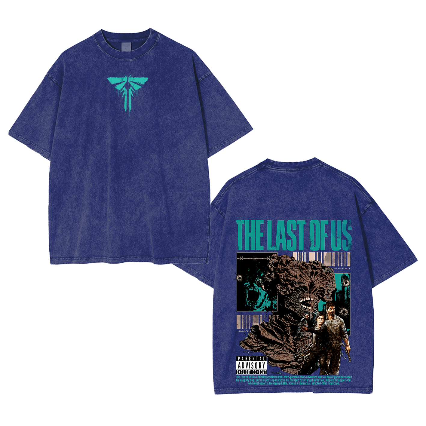 The Last Of Us Unisex Washed Unisex Washed T-shirt/Crewneck/Hoodie