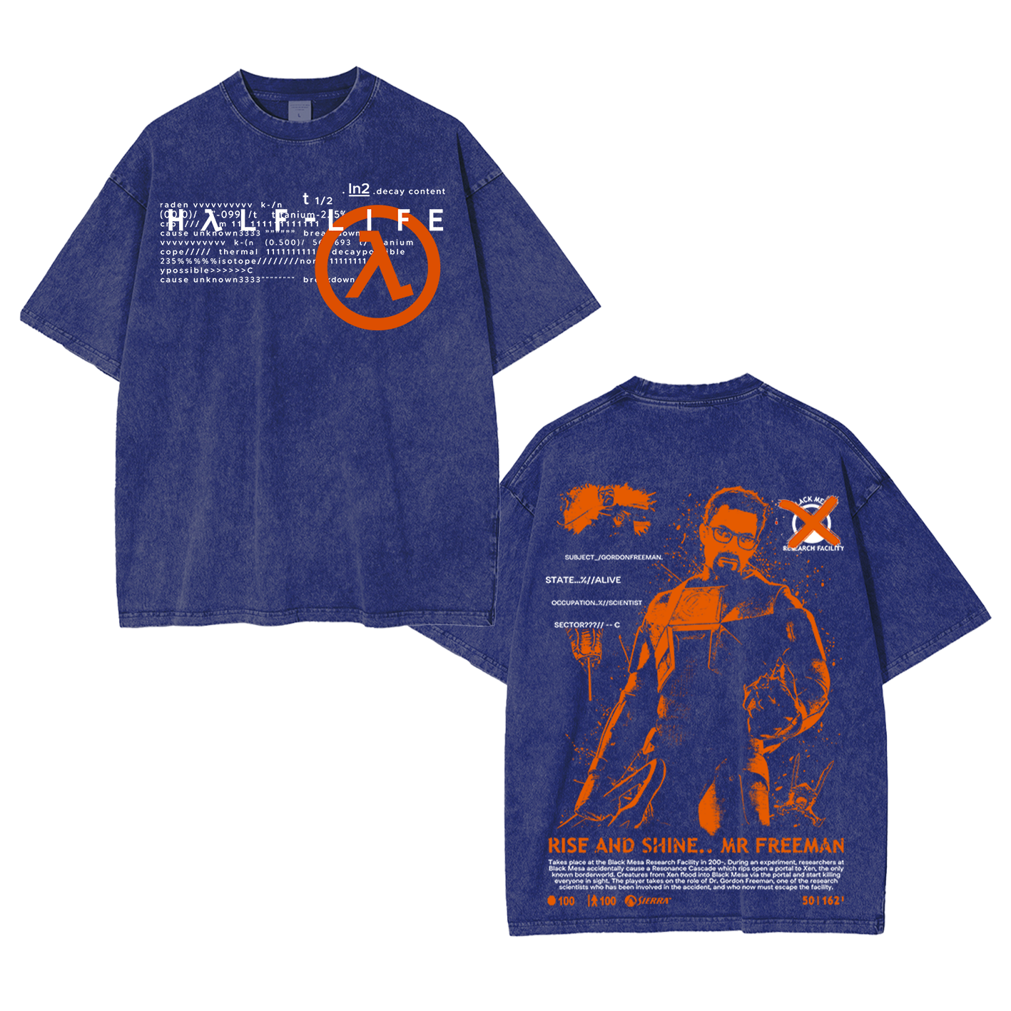 Half Life Oversized T-shirt/Crewneck/Hoodie