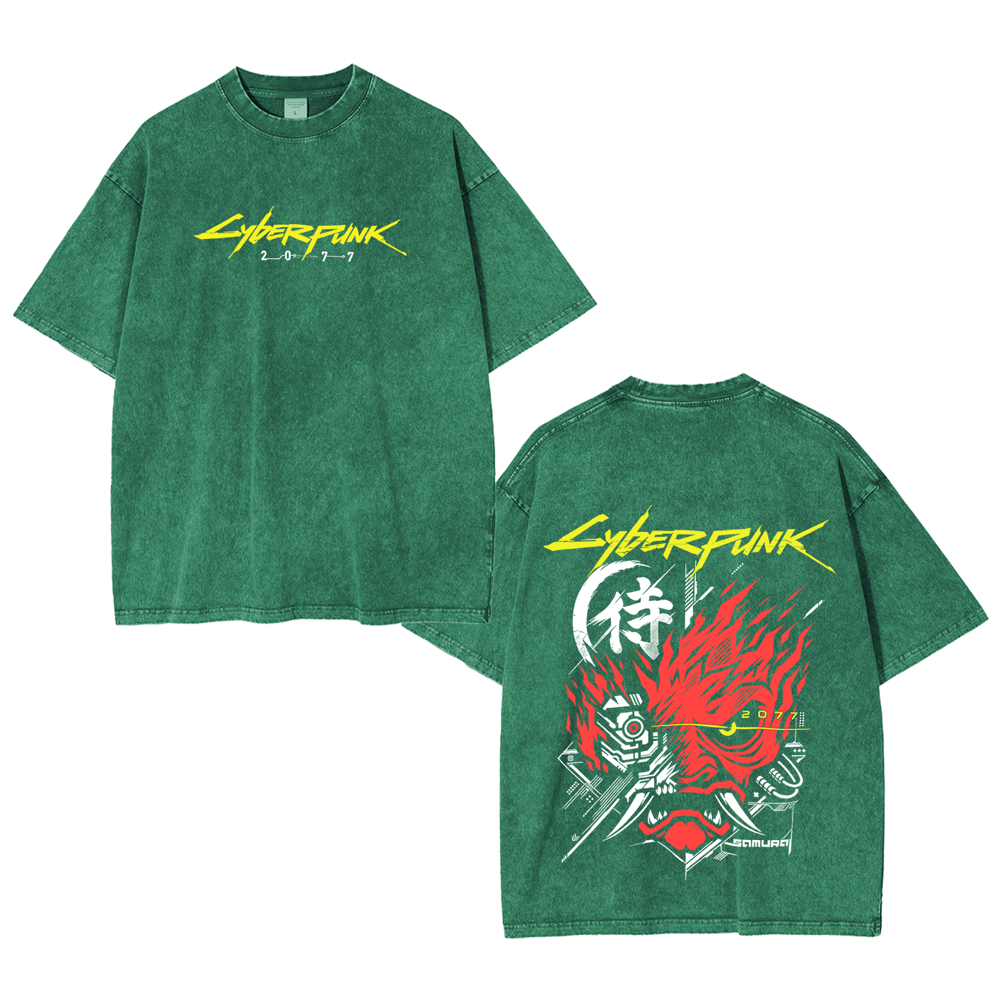 SAMURAI Cyberpunk Oversized T-shirt/Crewneck/Hoodie