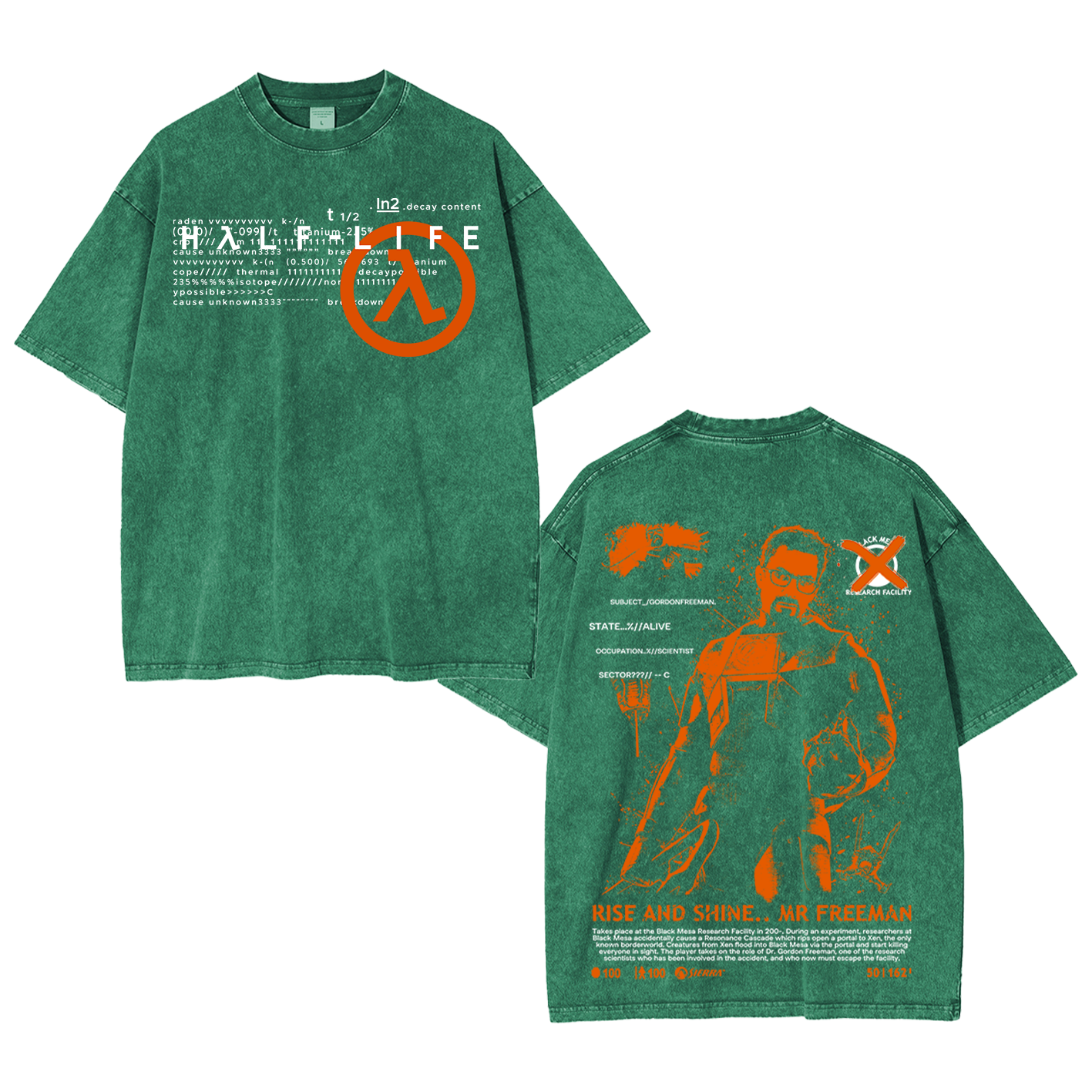 Half Life Oversized T-shirt/Crewneck/Hoodie