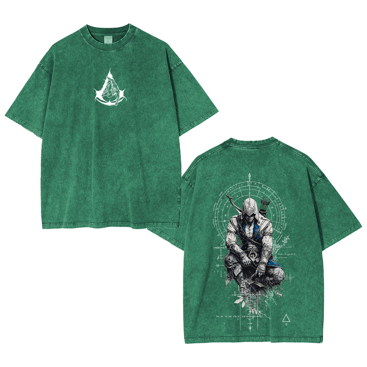 Unisex Washed T-Shirt-Back