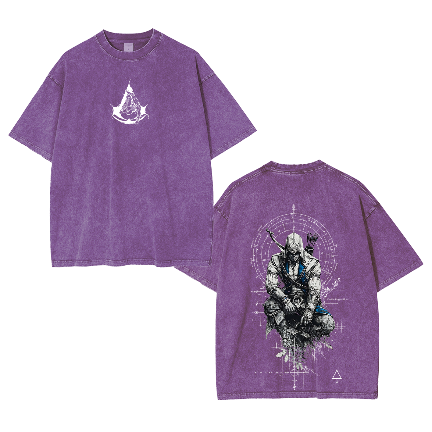 Unisex Washed T-Shirt-Back