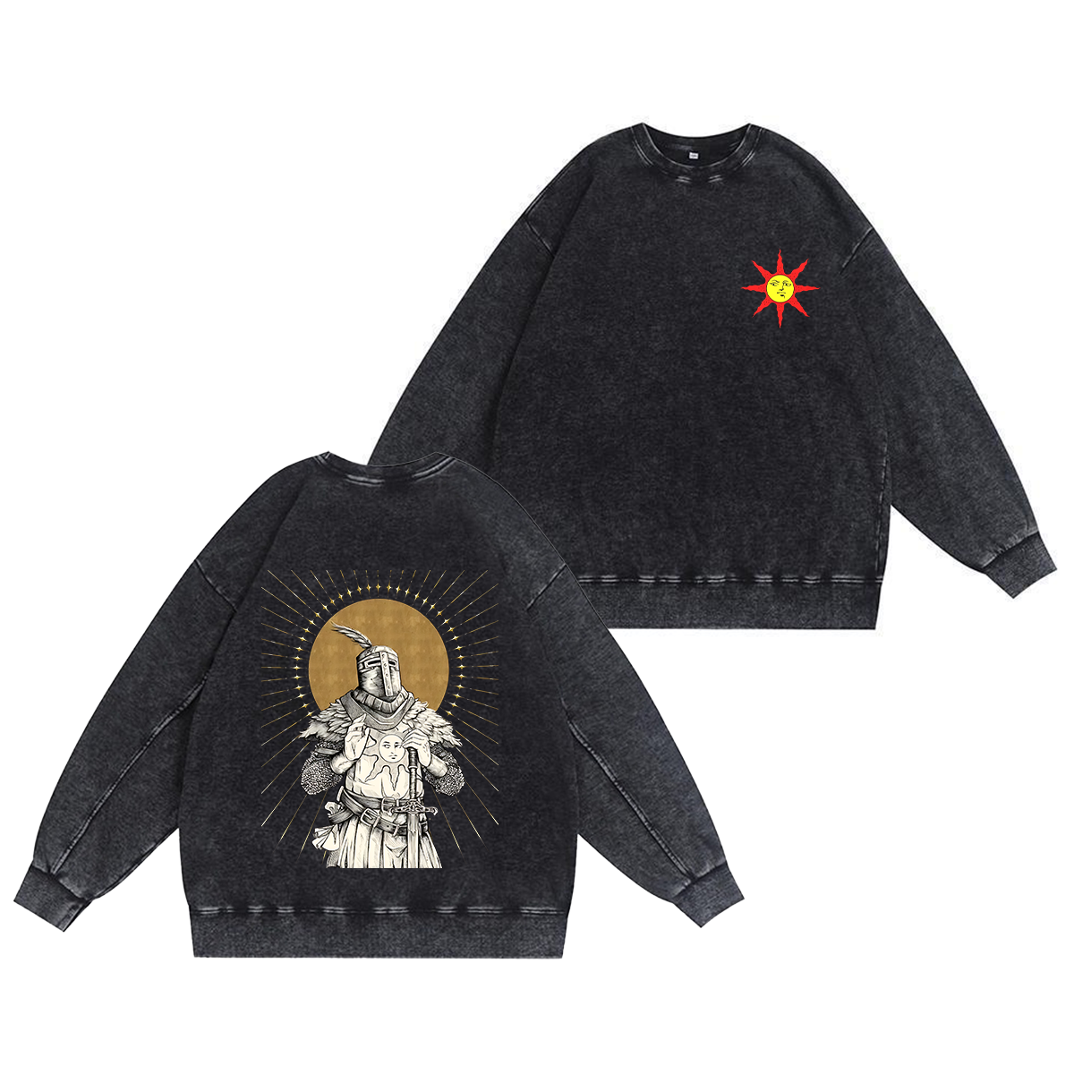 Praise The Sun Unisex Washed Sweatshirts