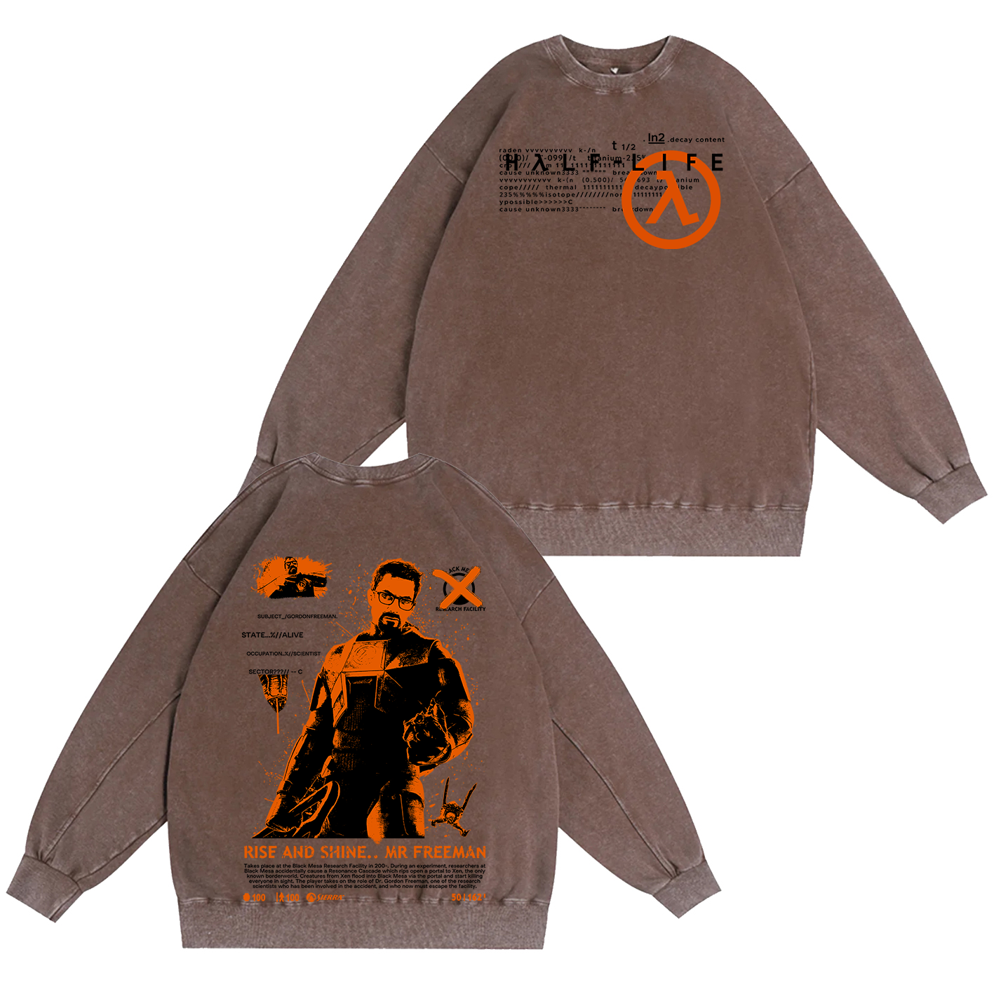 Half Life Oversized T-shirt/Crewneck/Hoodie