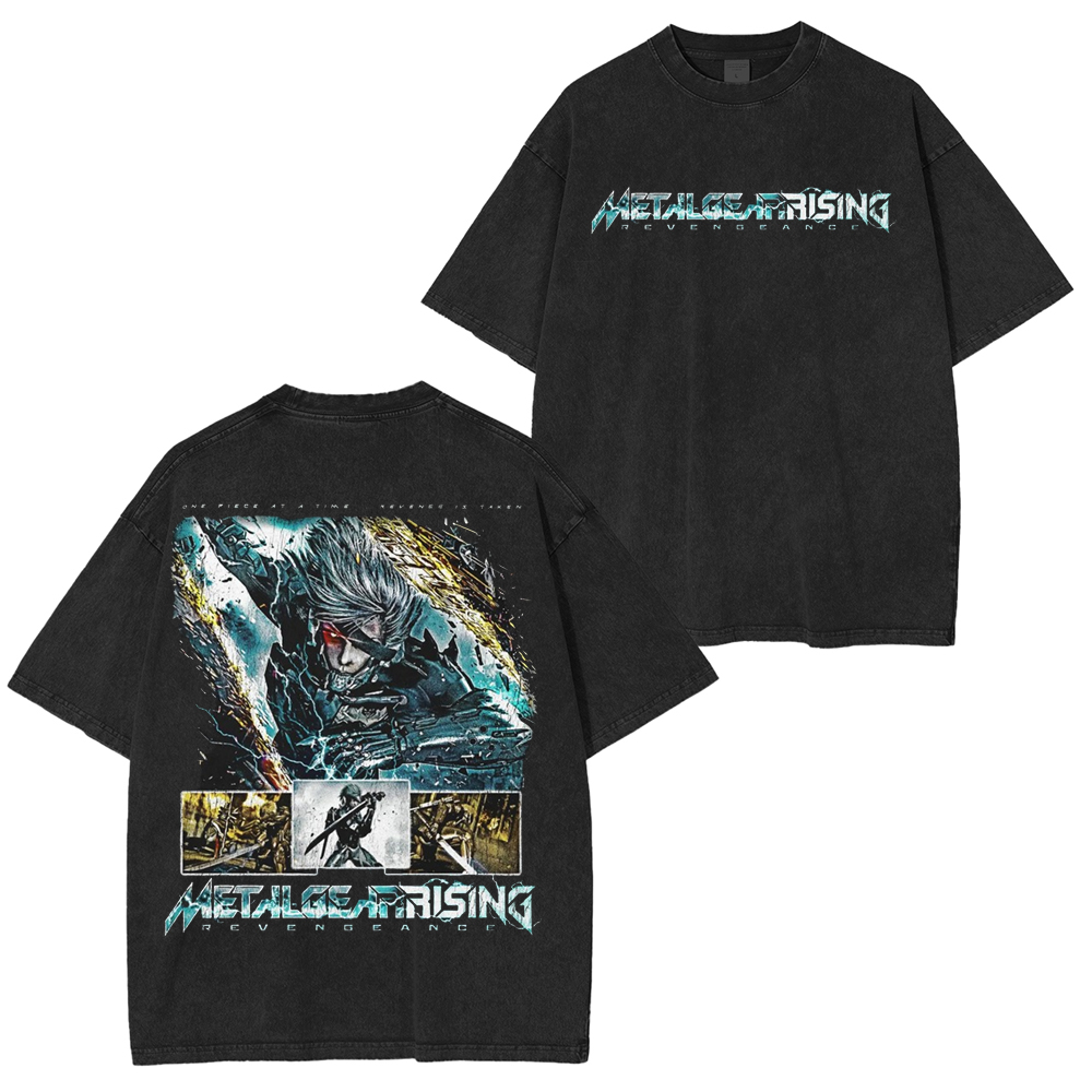 Metal Gear Rising vintage Unisex Washed T-Shirt
