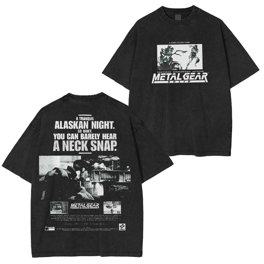 Metal Gear Solid Unisex Washed T-Shirt