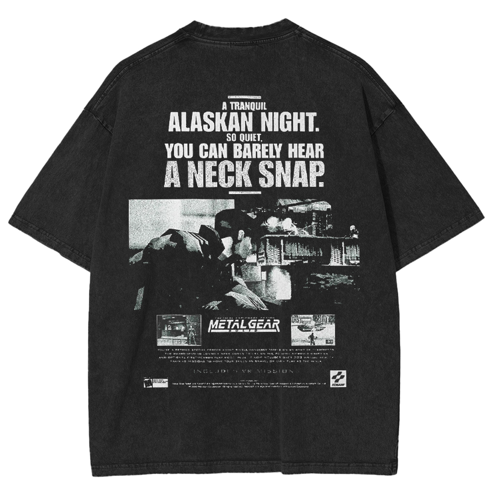 Metal Gear Solid Unisex Washed T-Shirt
