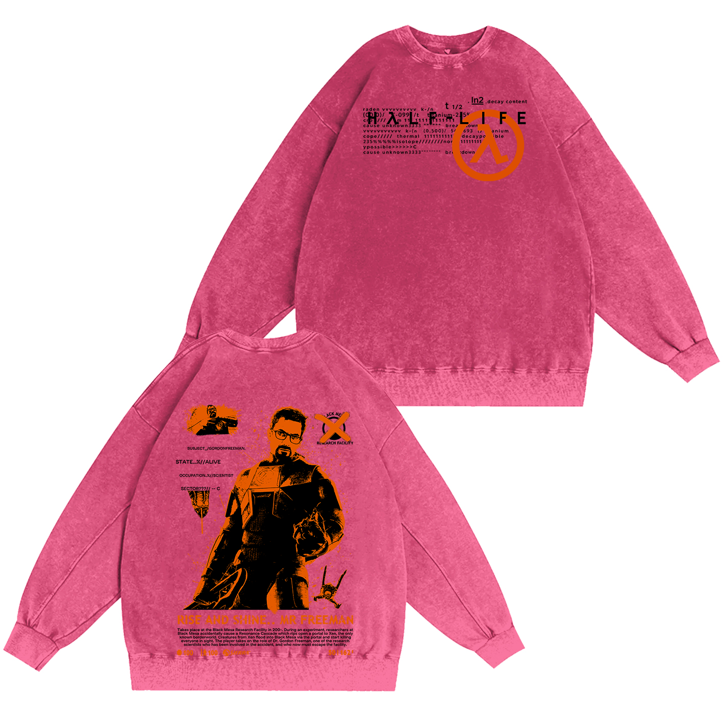 Half Life Oversized T-shirt/Crewneck/Hoodie