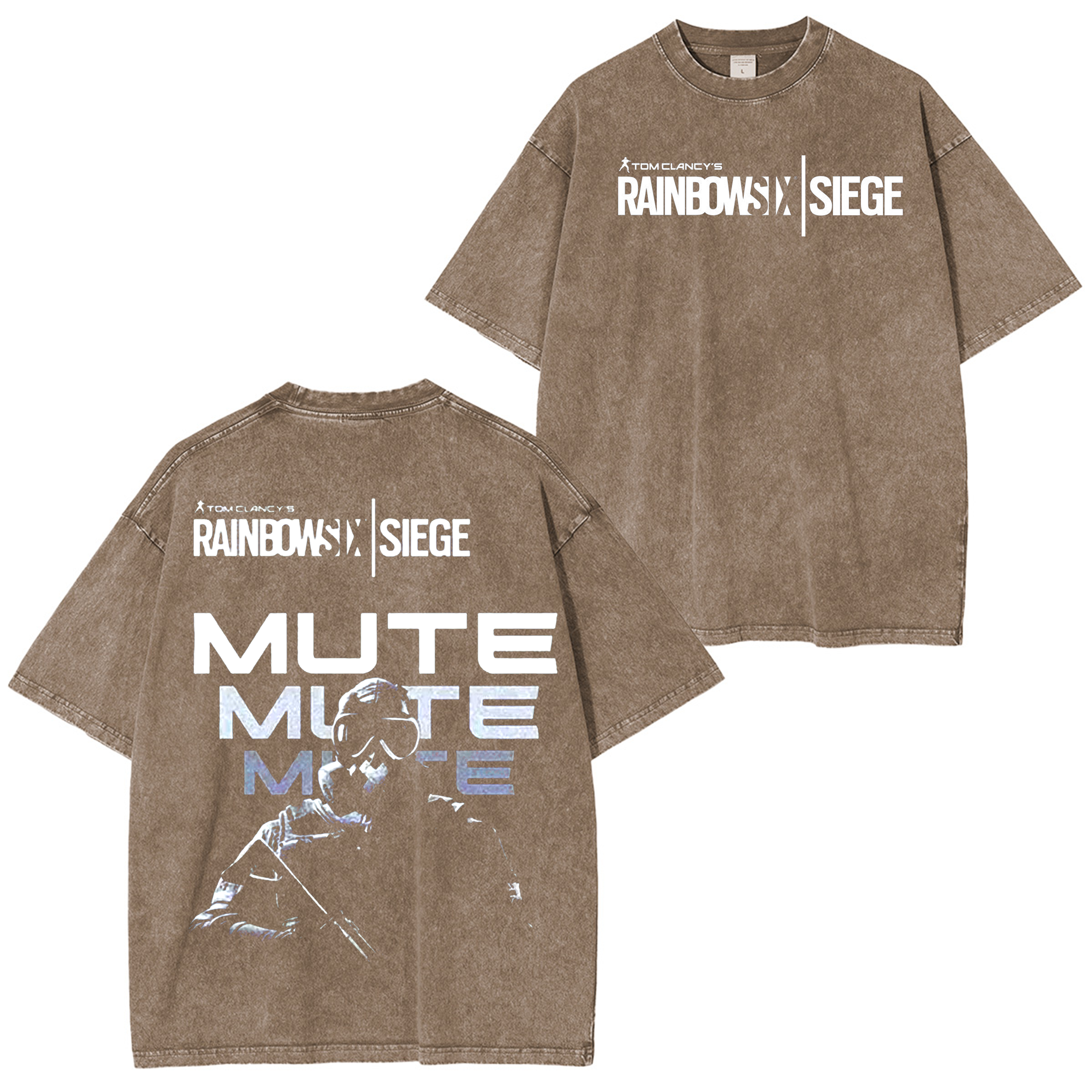 Tom Clancy's Rainbow Six Siege Graphic Washed T-shirt/Crewneck/Hoodie