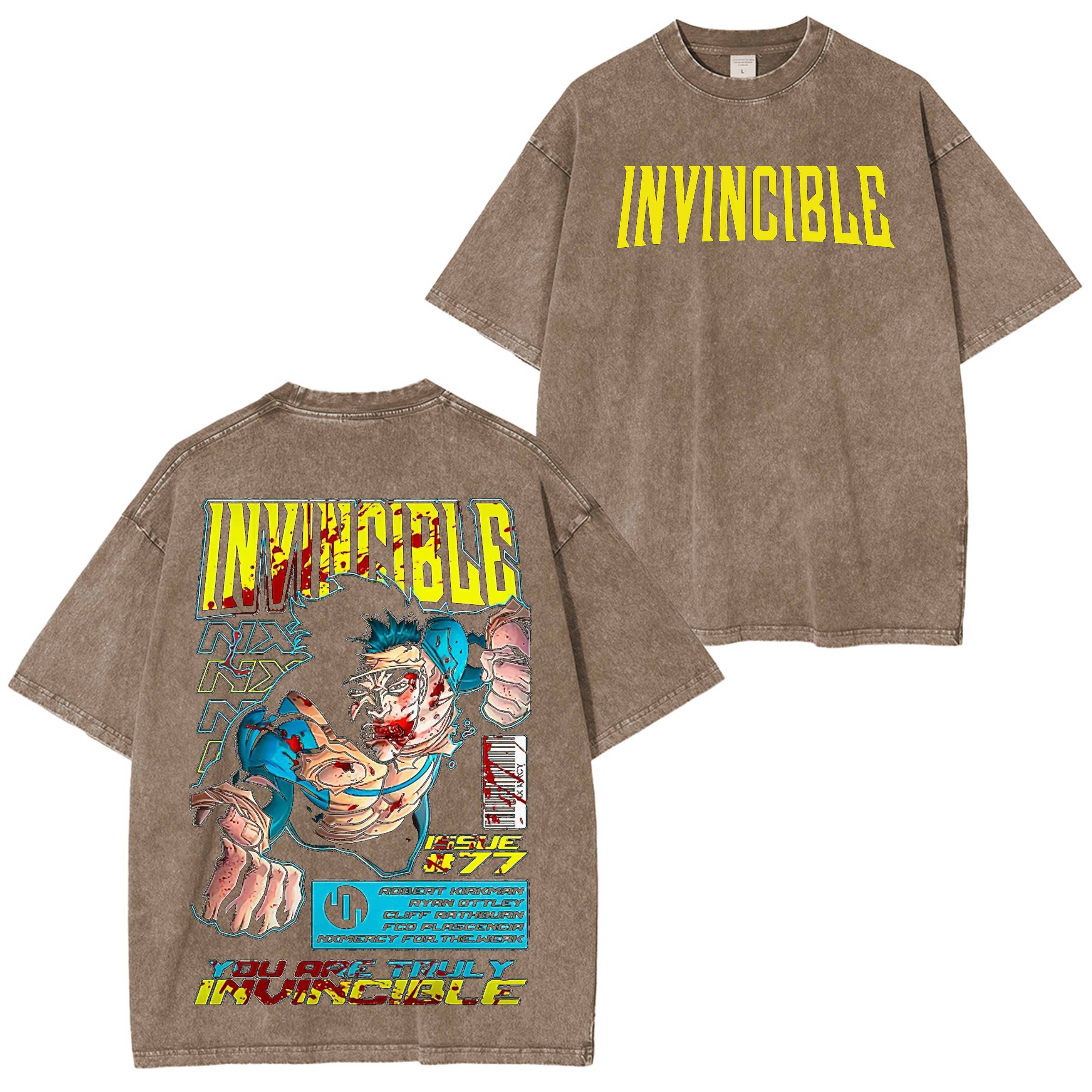 Invincible Essential Comic Vintage Washed T-shirt/Crewneck/Hoodie