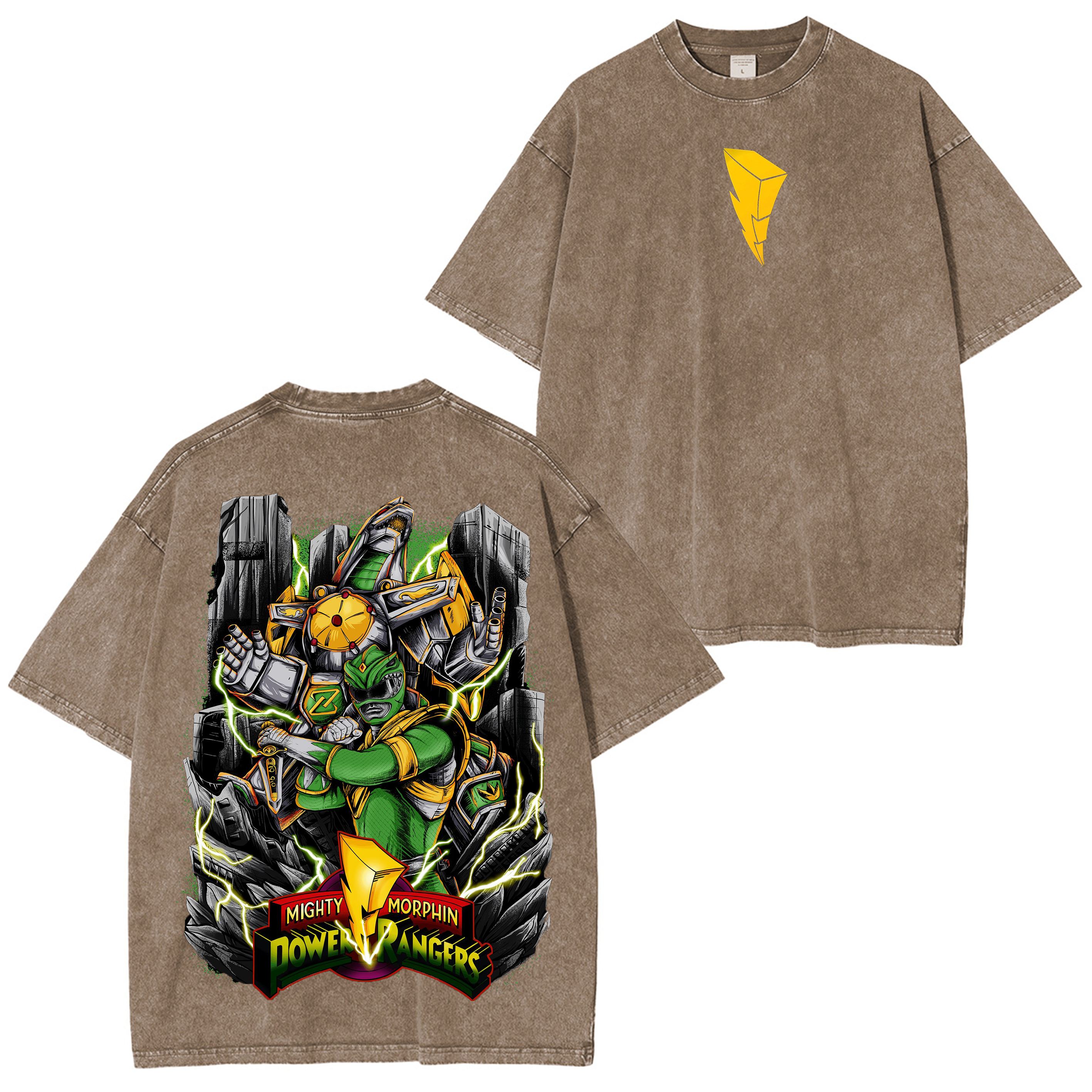 Green Ranger,Power Rangers Washed T-shirt/Crewneck/Hoodie