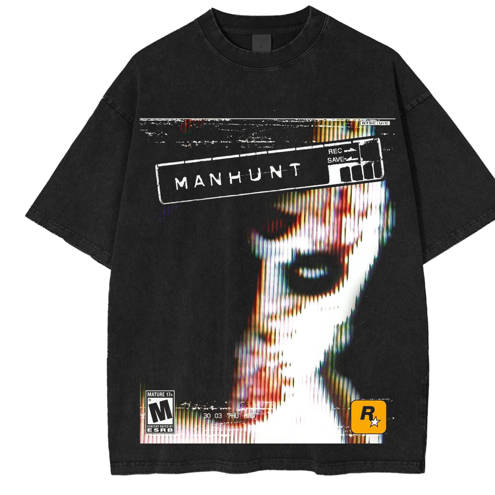 Manhunt Unisex Washed T-Shirt