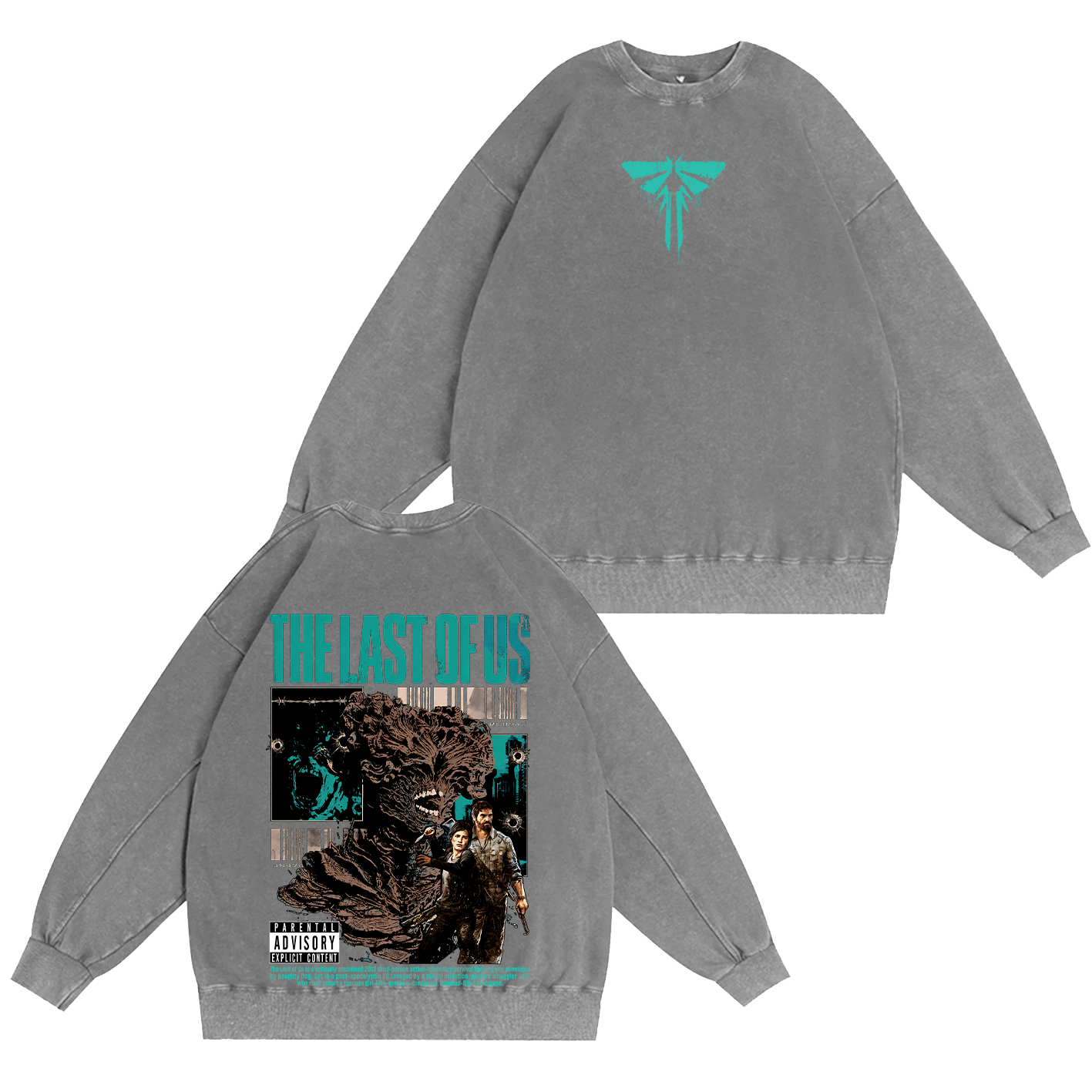 The Last Of Us Unisex Washed Unisex Washed T-shirt/Crewneck/Hoodie