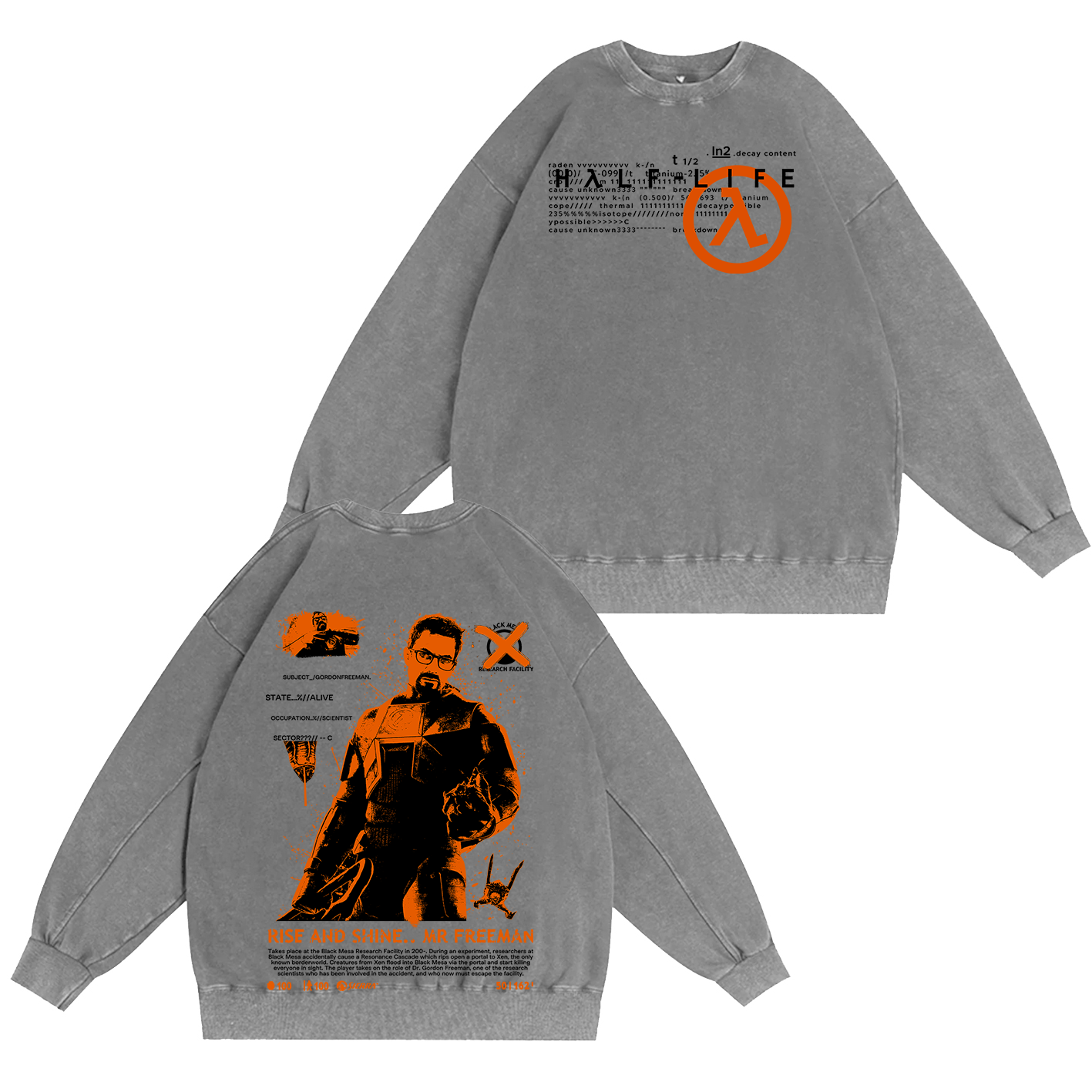 Half Life Oversized T-shirt/Crewneck/Hoodie