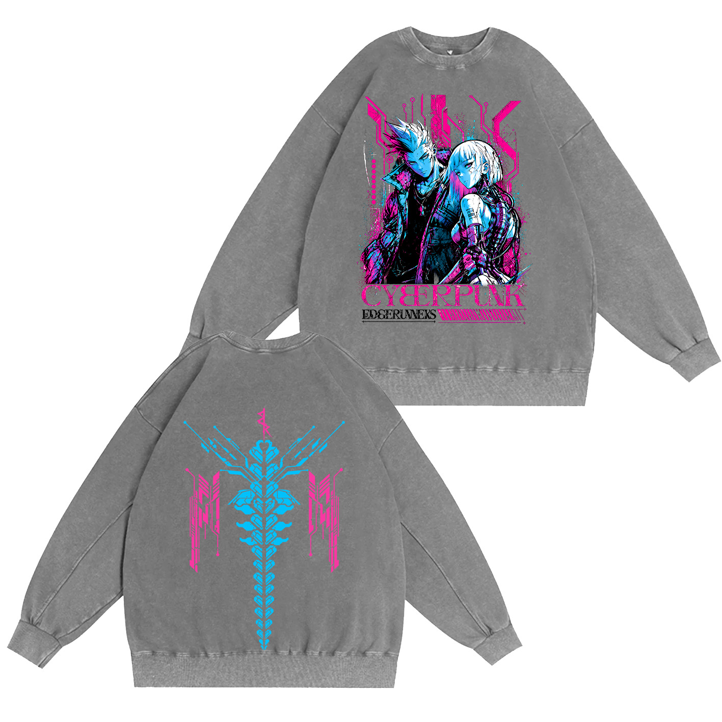 Lucy Cyberpunk Edgerunners  Oversized T-shirt/Crewneck/Hoodie