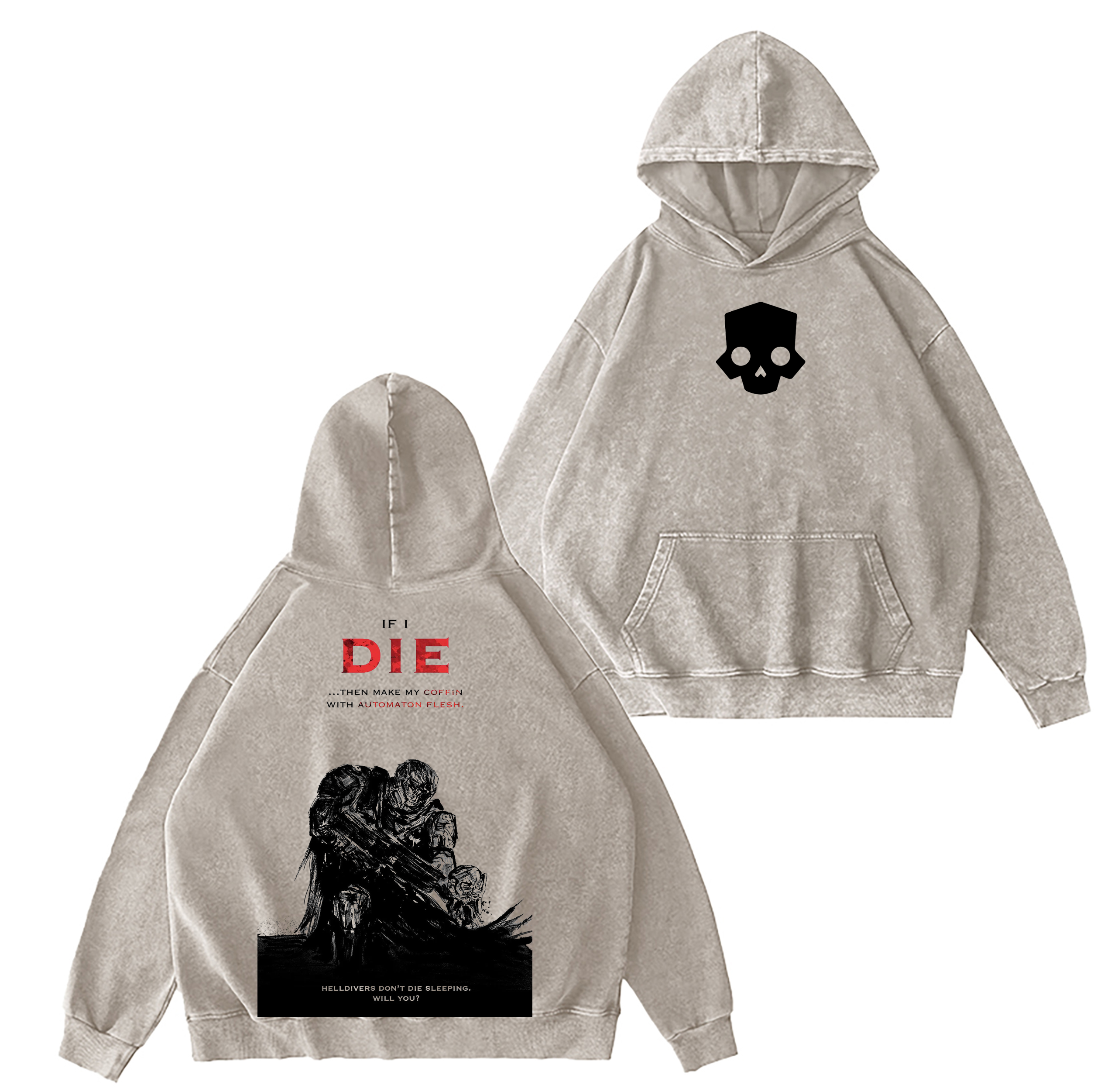 Helldivers 2  Washed T-shirt/Crewneck/Hoodie