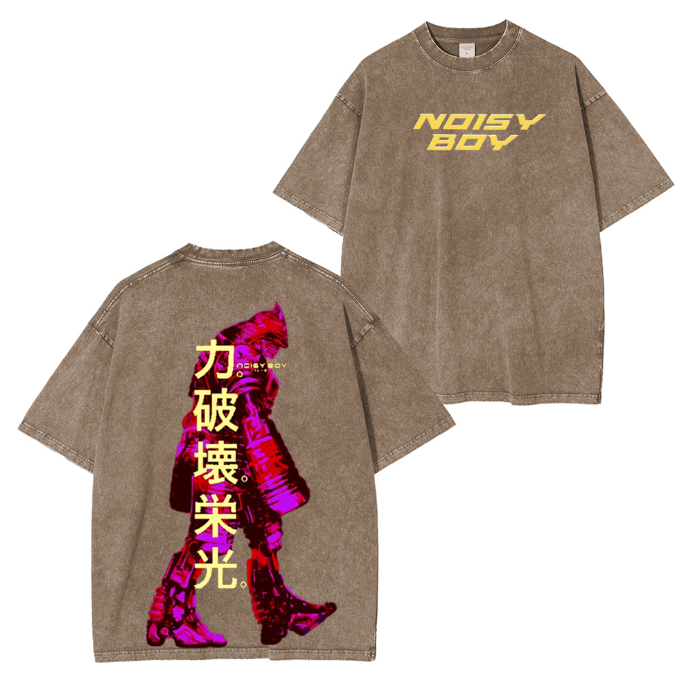 Noisy Boy Unisex Washed T-Shirt