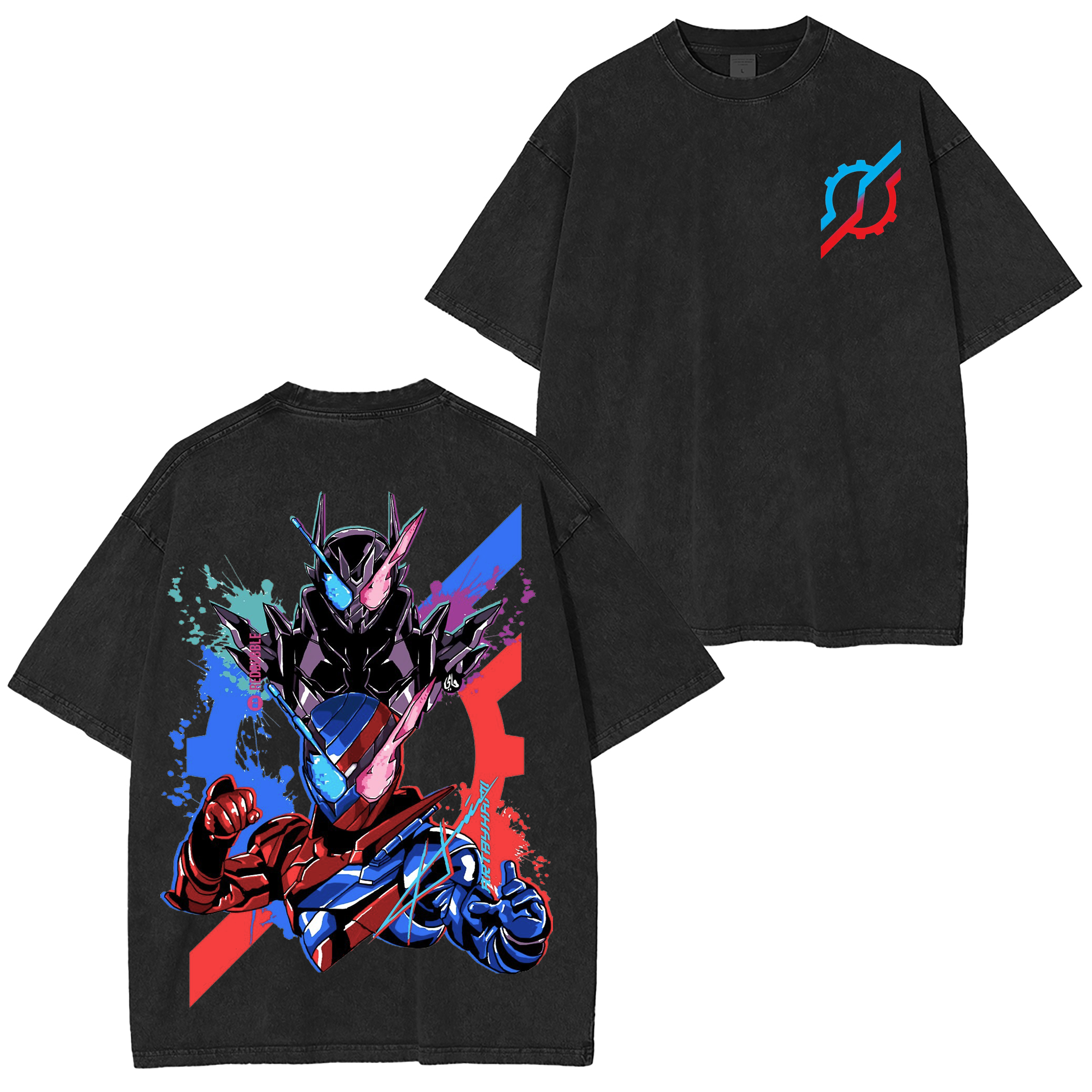 Kamen Rider Washed T-shirt/Crewneck/Hoodie