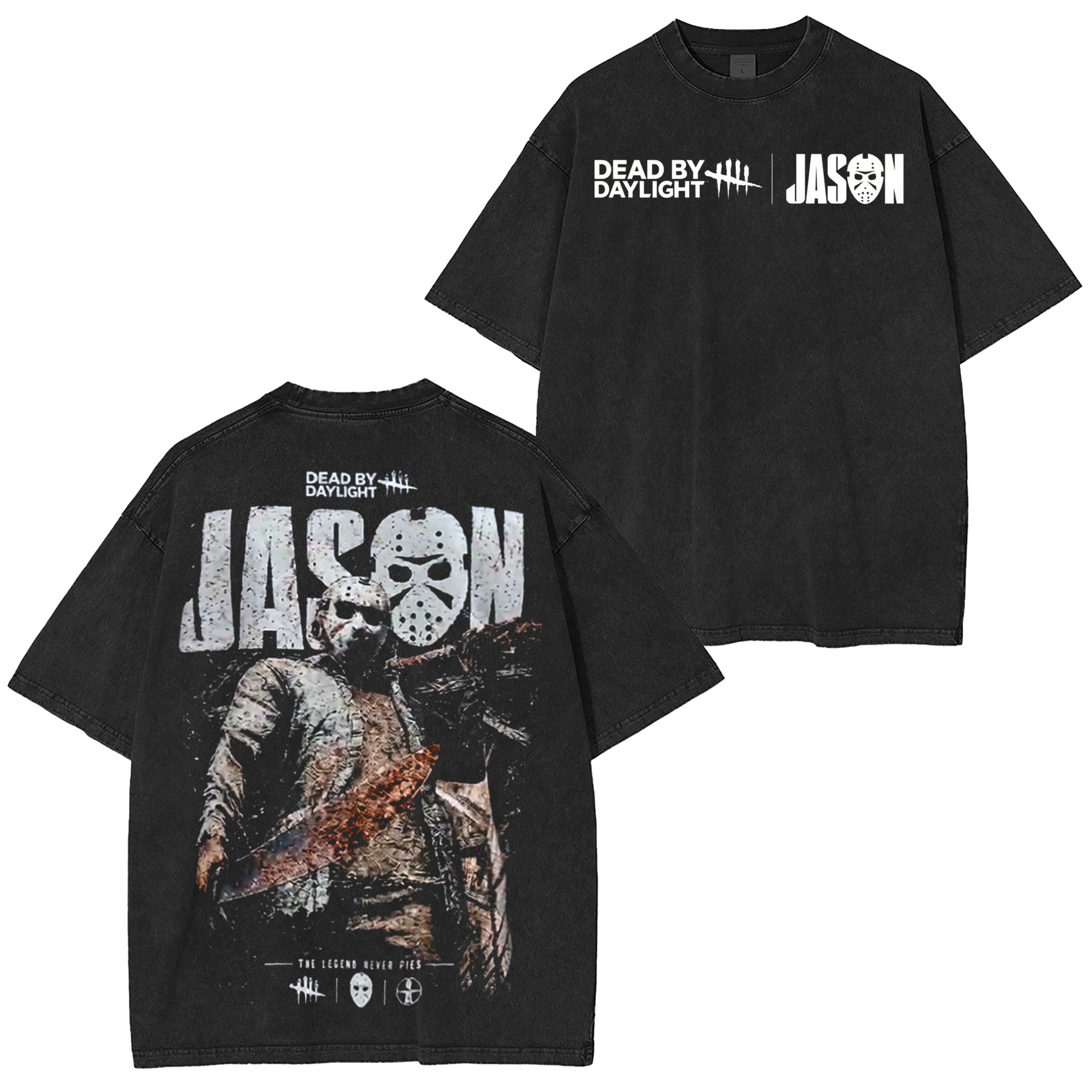 Friday The 13th Jason DLC x Dead by Daylight Washed T-shirt/Crewneck/Hoodie