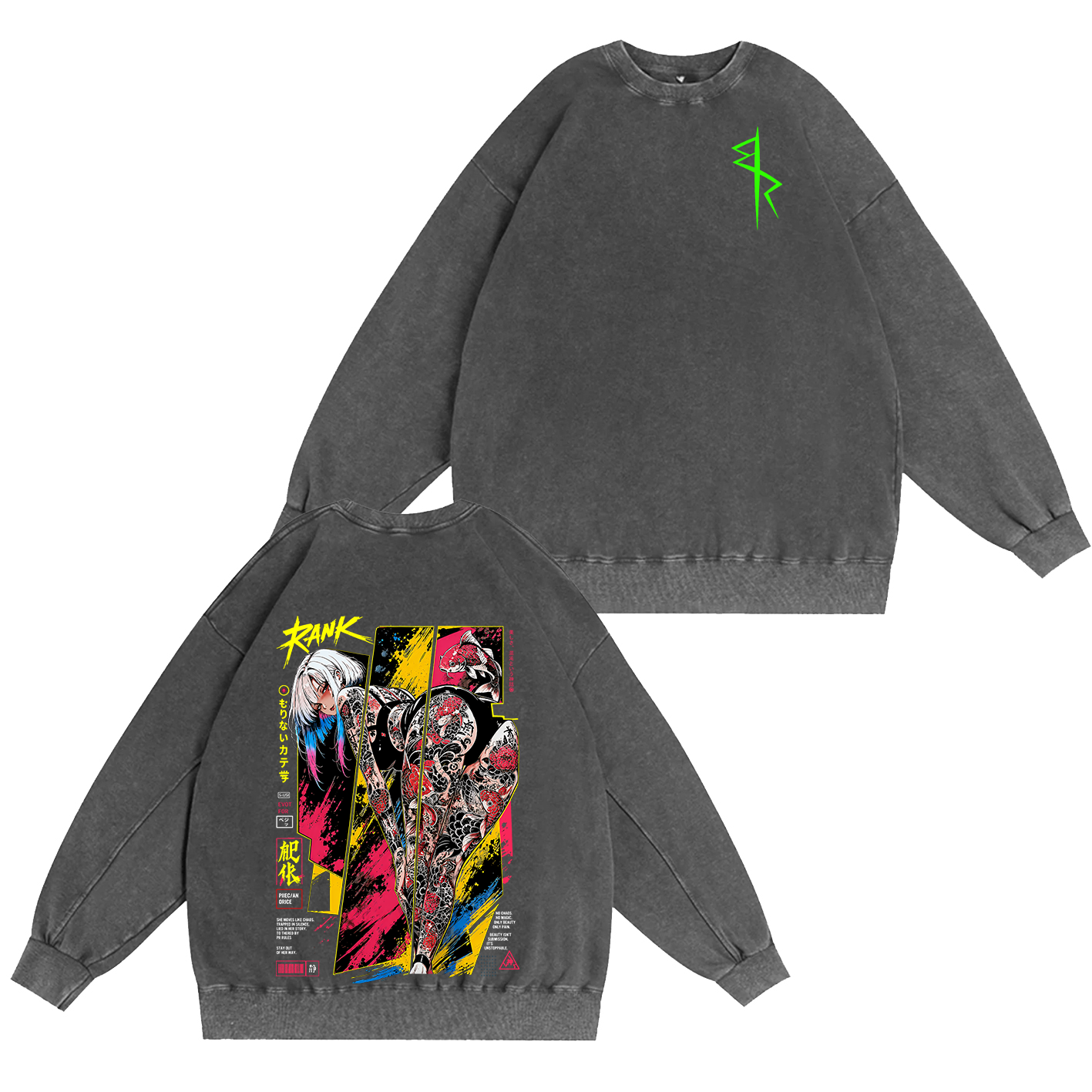 Lucy Cyberpunk Oversized T-shirt/Crewneck/Hoodie