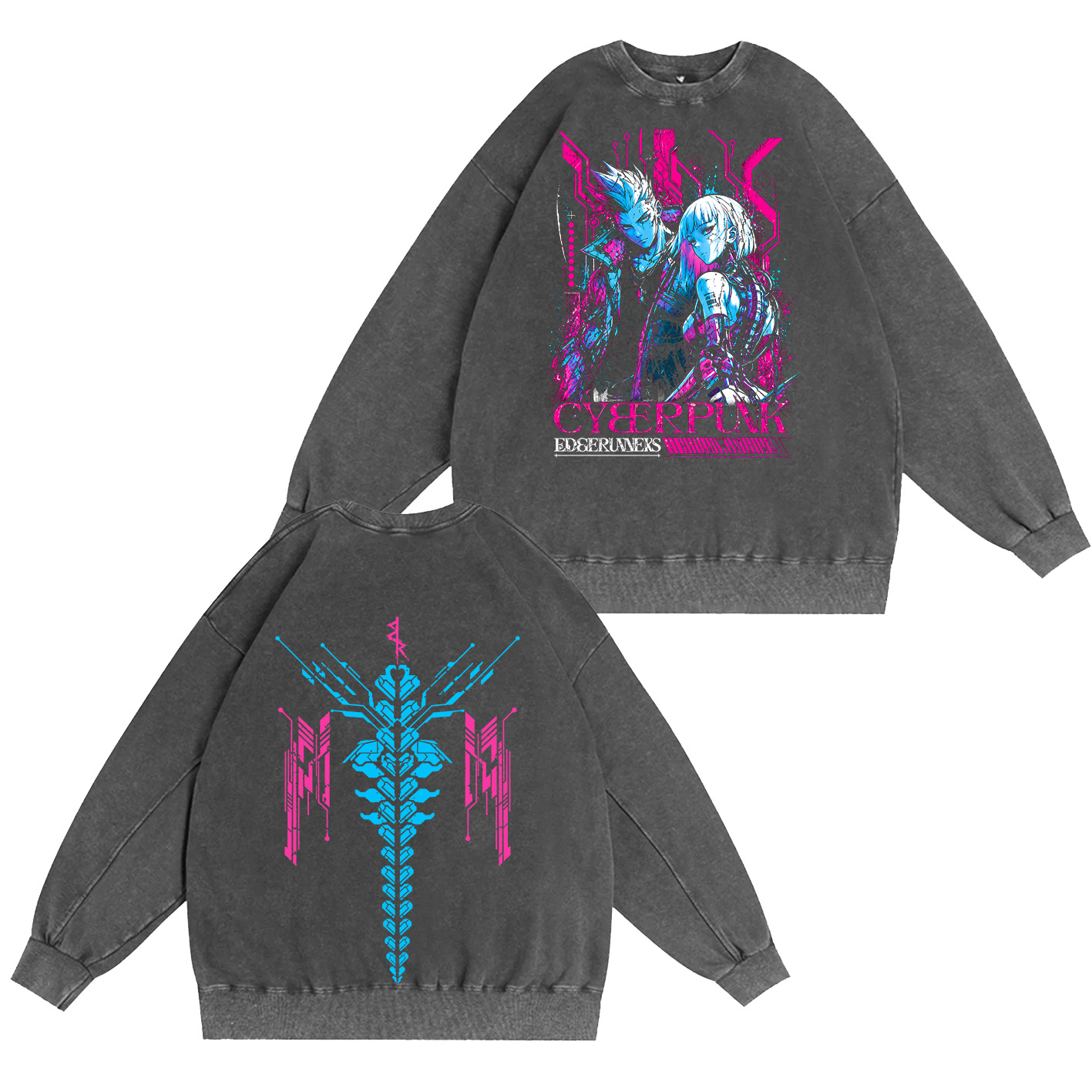 Lucy Cyberpunk Edgerunners  Oversized T-shirt/Crewneck/Hoodie