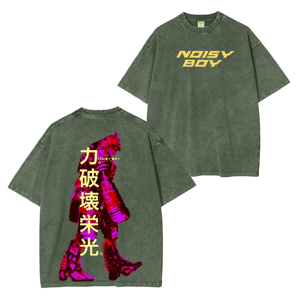 Noisy Boy Unisex Washed T-Shirt