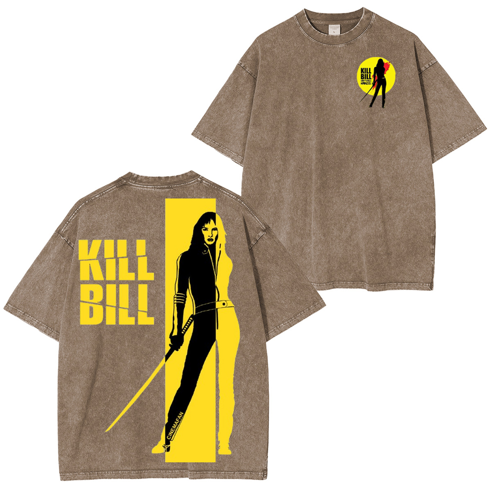 Kill BilI Unisex Washed T-Shirt