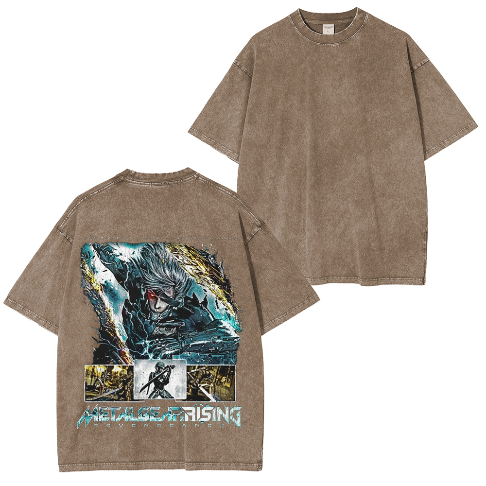 Metal Gear Rising vintage Unisex Washed T-Shirt