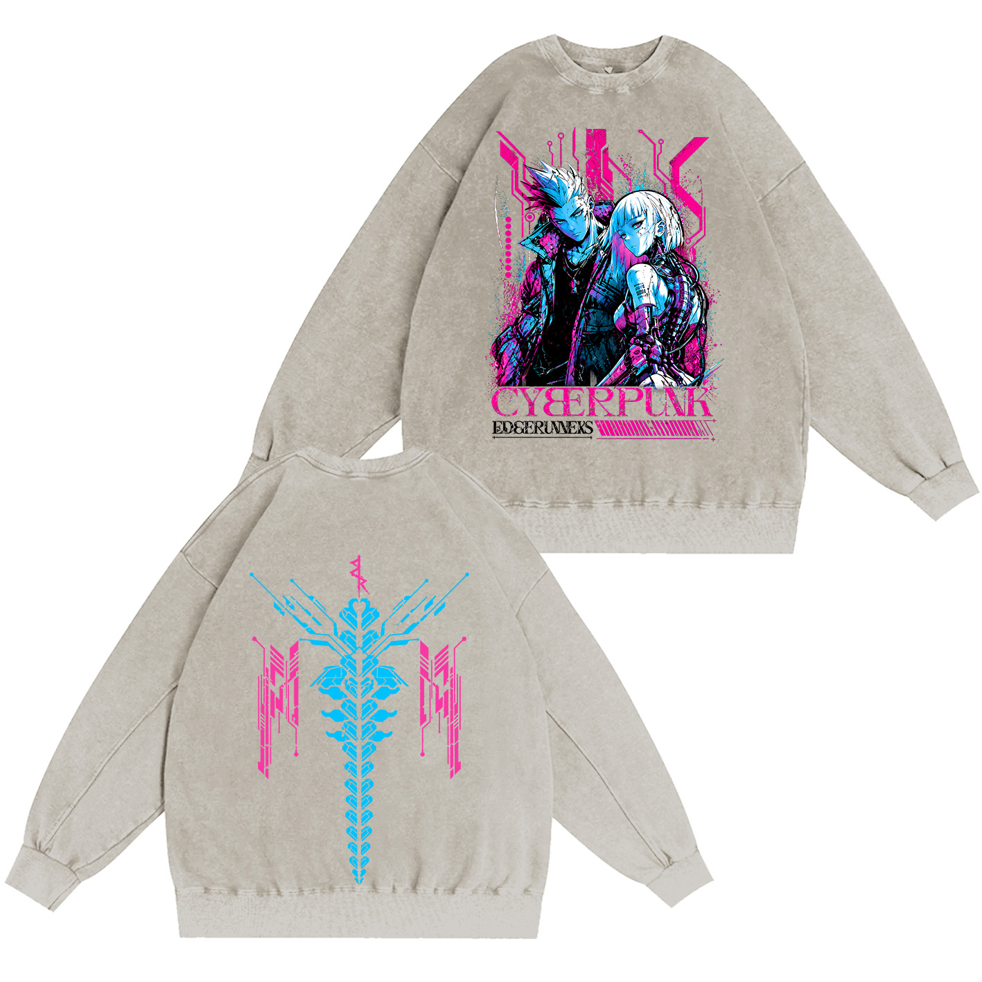 Lucy Cyberpunk Edgerunners  Oversized T-shirt/Crewneck/Hoodie