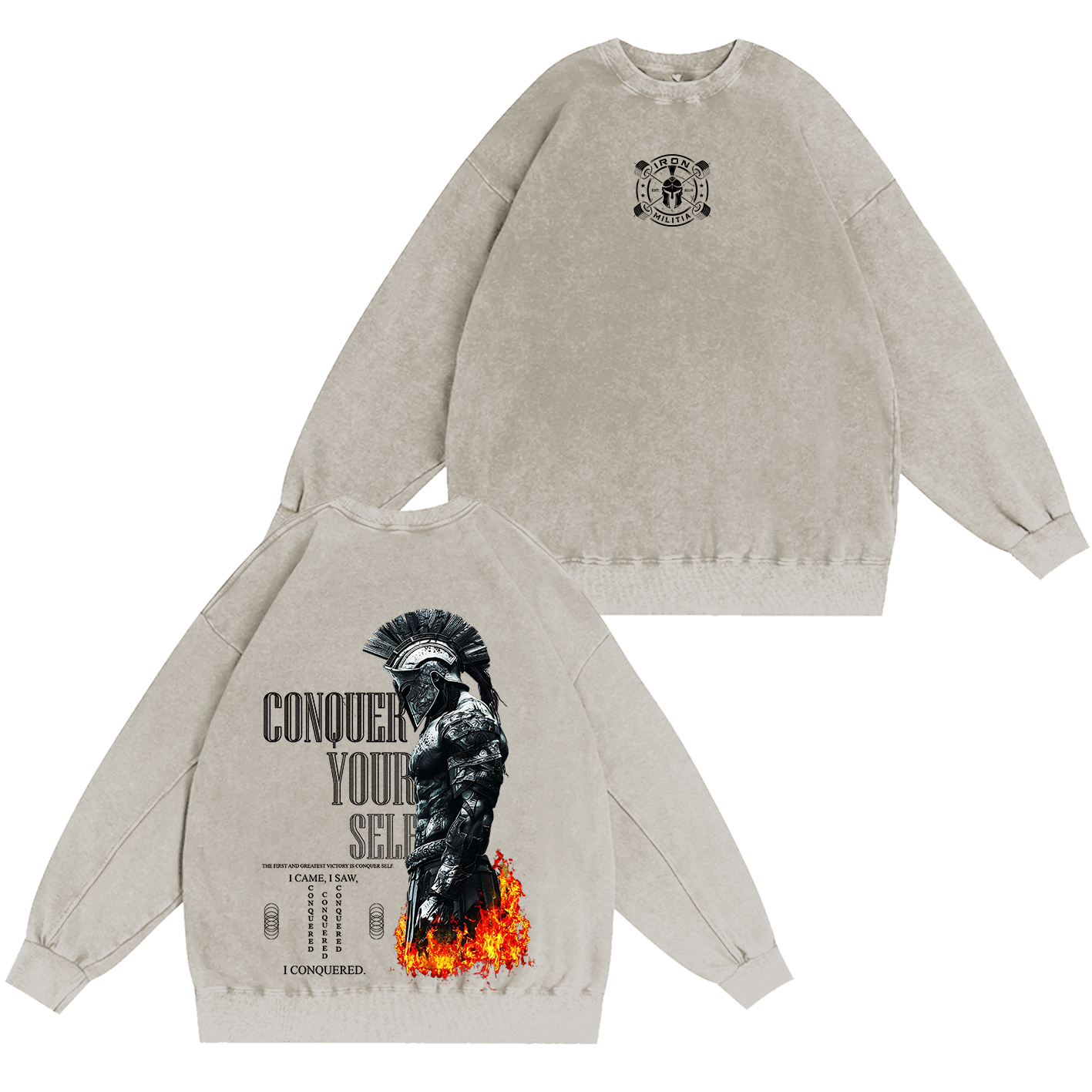 Conquer yourself Oversized T-shirt/Crewneck/Hoodie