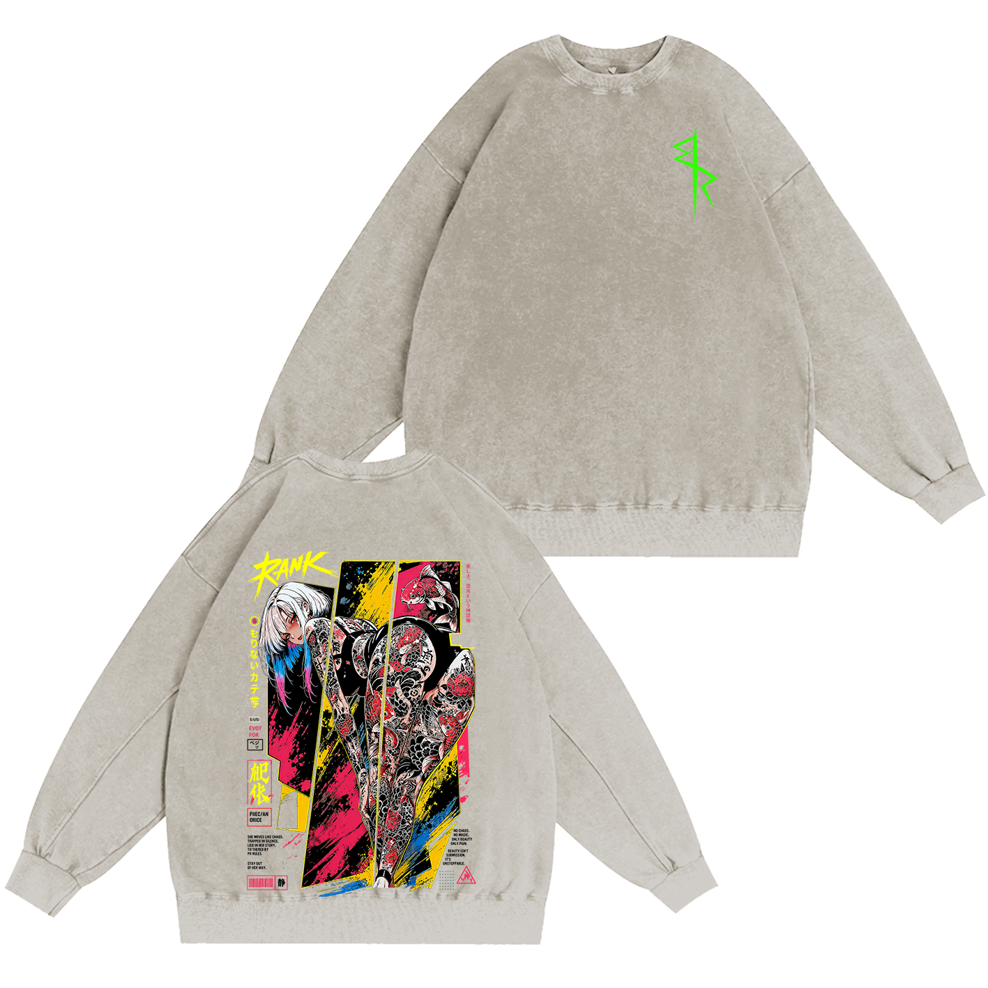 Lucy Cyberpunk Oversized T-shirt/Crewneck/Hoodie