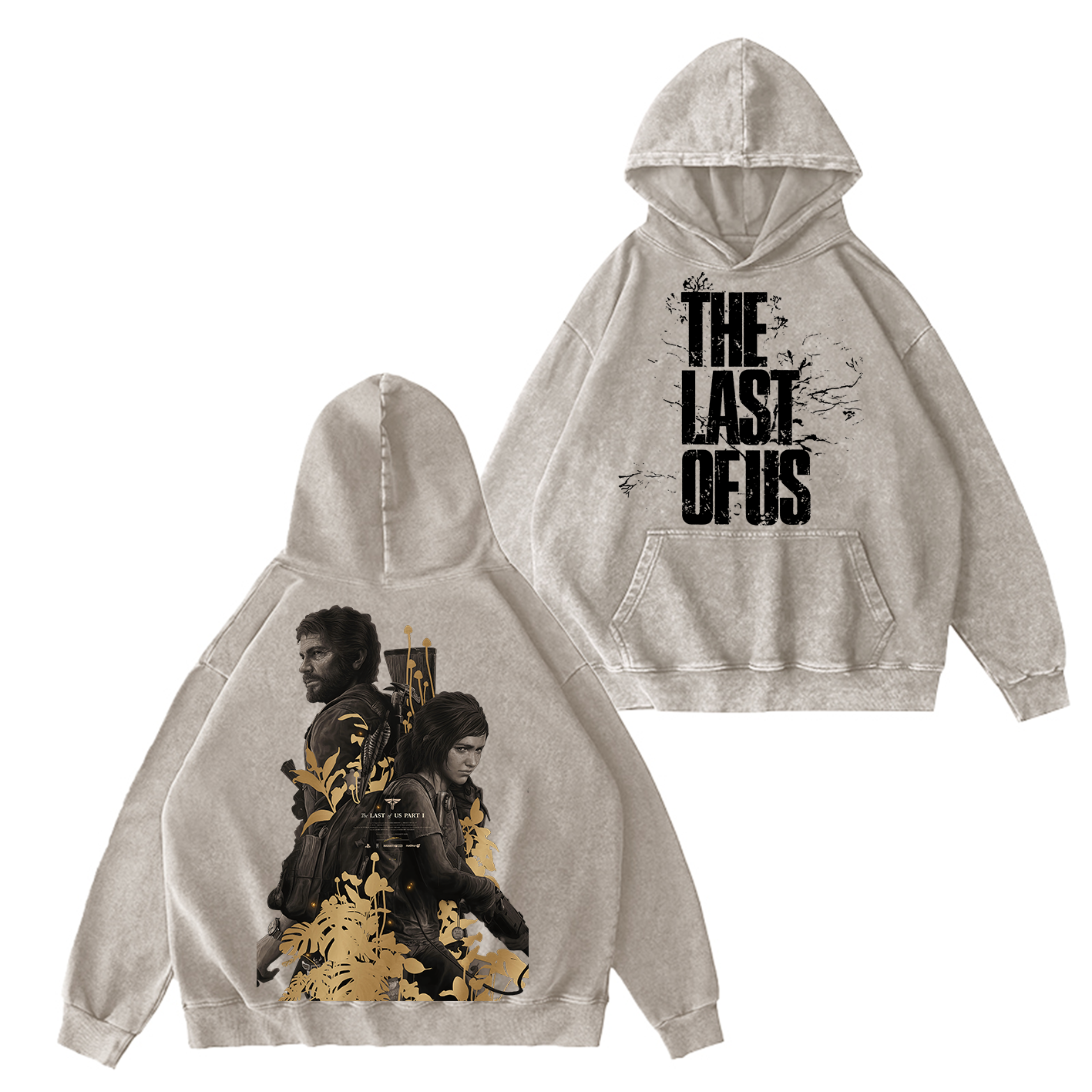 Vintage The Last of Us Unisex Washed T-Shirt