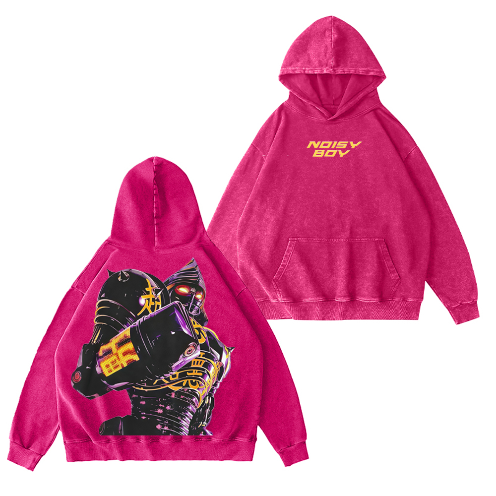 Noisy Boy Unisex Washed Hoodie