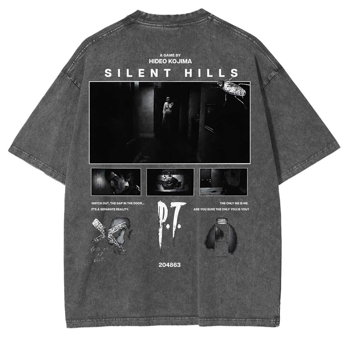 Silent Hill Genesis Vintage Unisex Washed T-Shirt