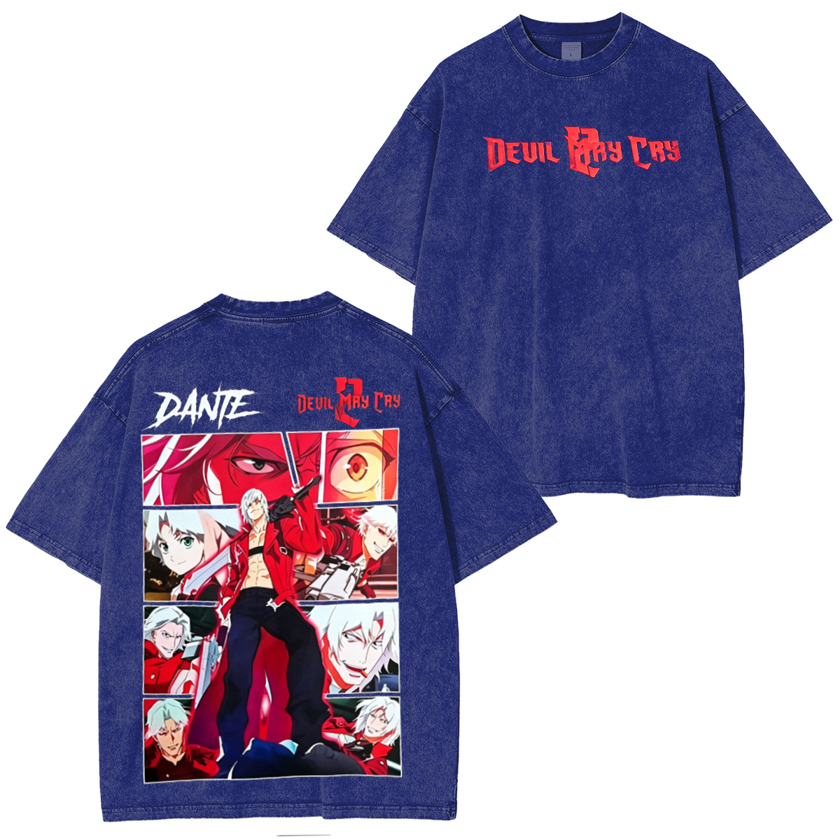 [Copy]Dante and Lady on Devil May Cry 2 Washed T-shirt/Crewneck/Hoodie
