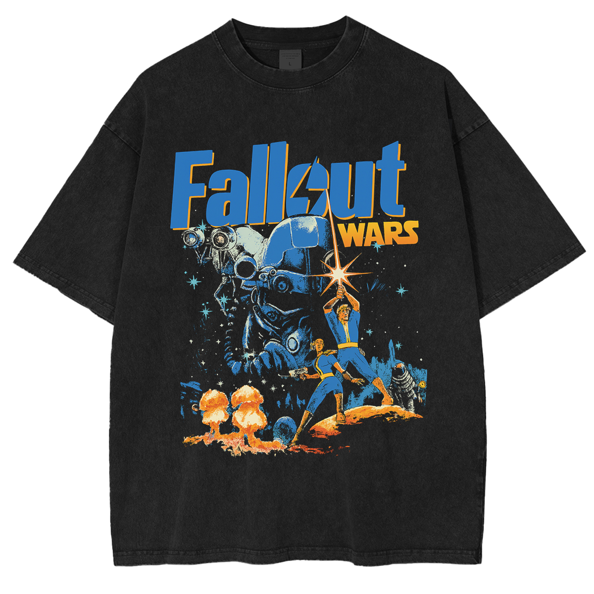 Not here to impress the world only God. Vintage Unisex Washed T-Shirt