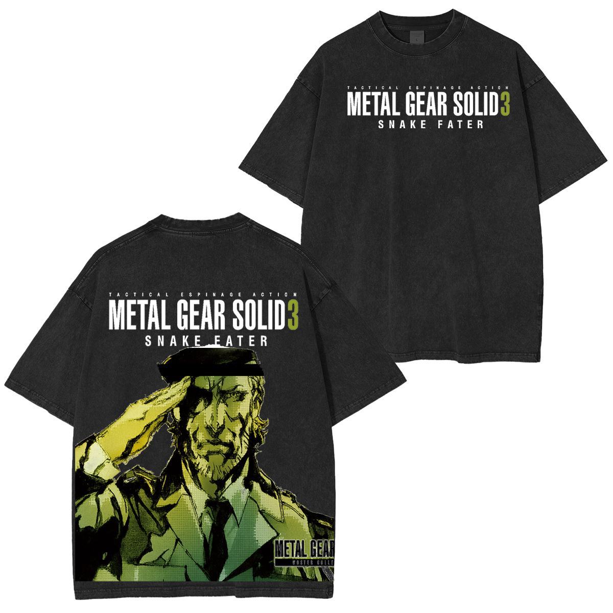 METAL GEAR SOLID 3 Vintage Unisex Washed T-Shirt