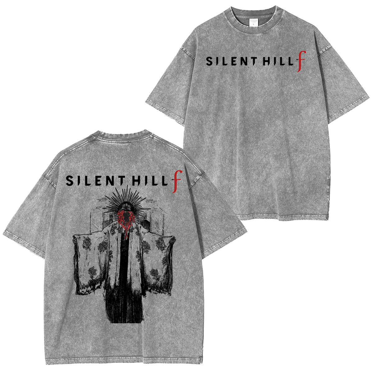 Silent Hill f Vintage Unisex Washed T-Shirt